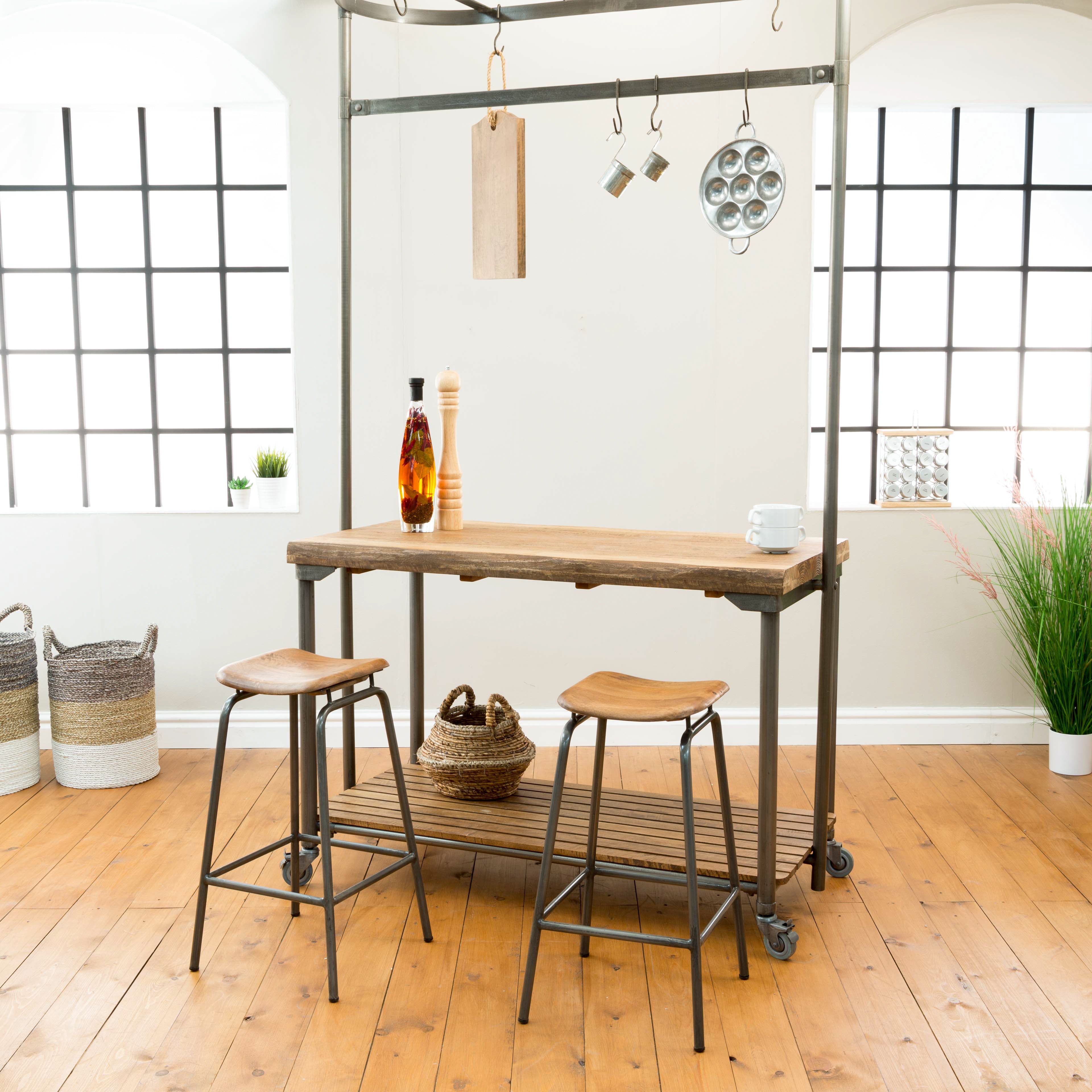 Industrial Vintage Lab Kitchen Bar Stool