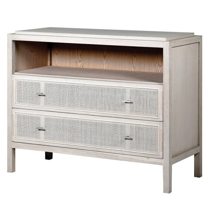 Marco White Wash Rattan Two Drawer Chest