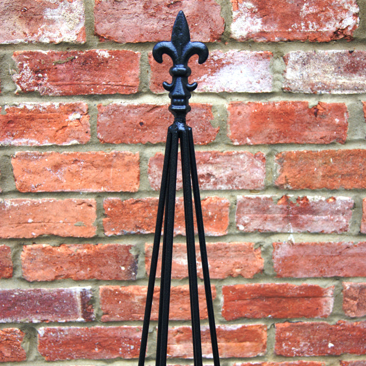 Garden Obelisk Fleur De Lys Topper - The Orchard Home and Gifts