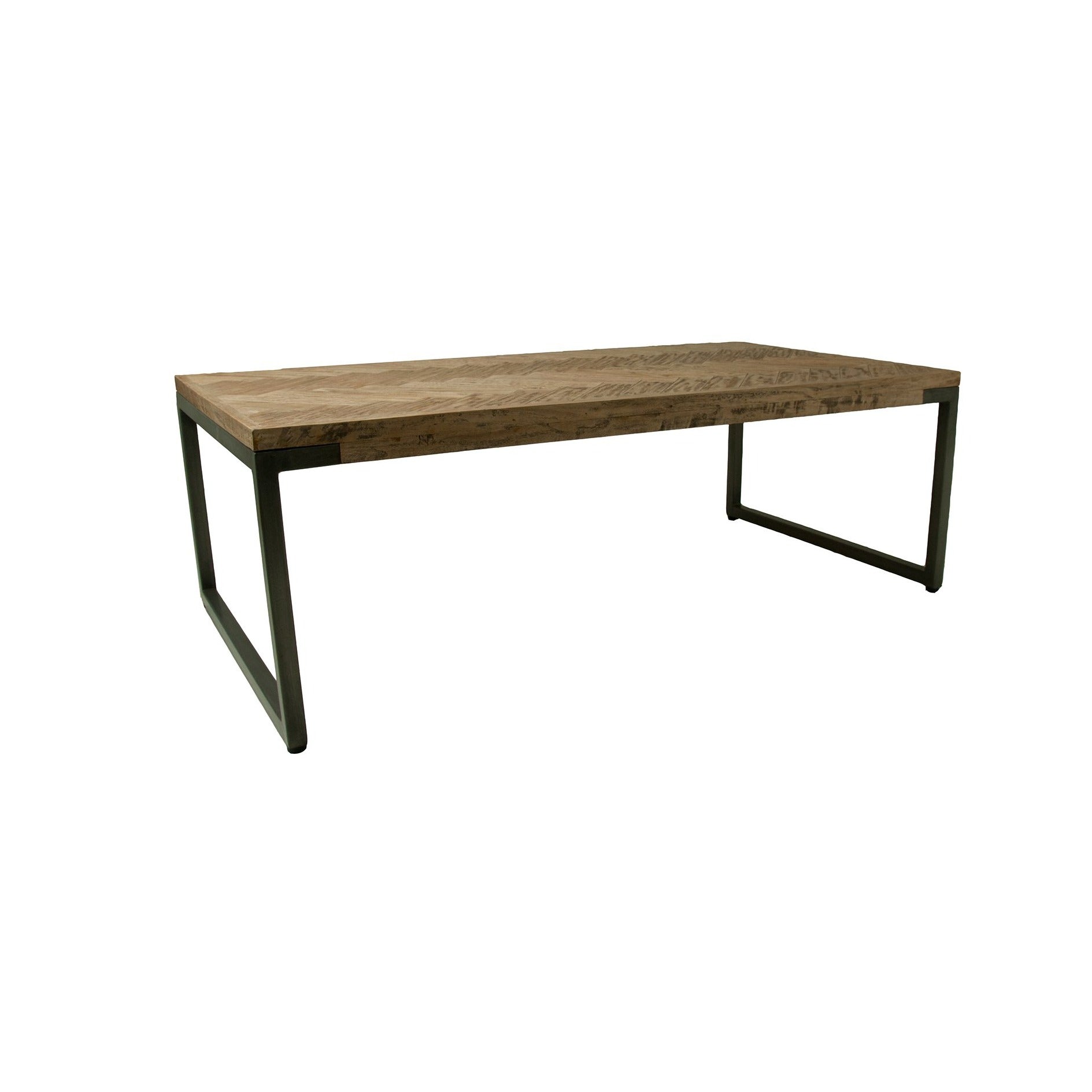 Overton Mango Wood Chevron Coffee Table