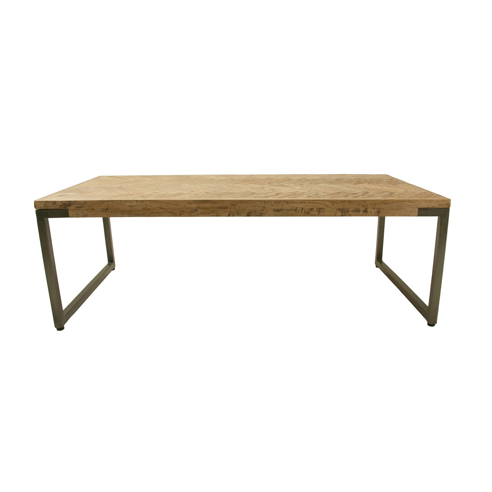 Overton Mango Wood Chevron Coffee Table