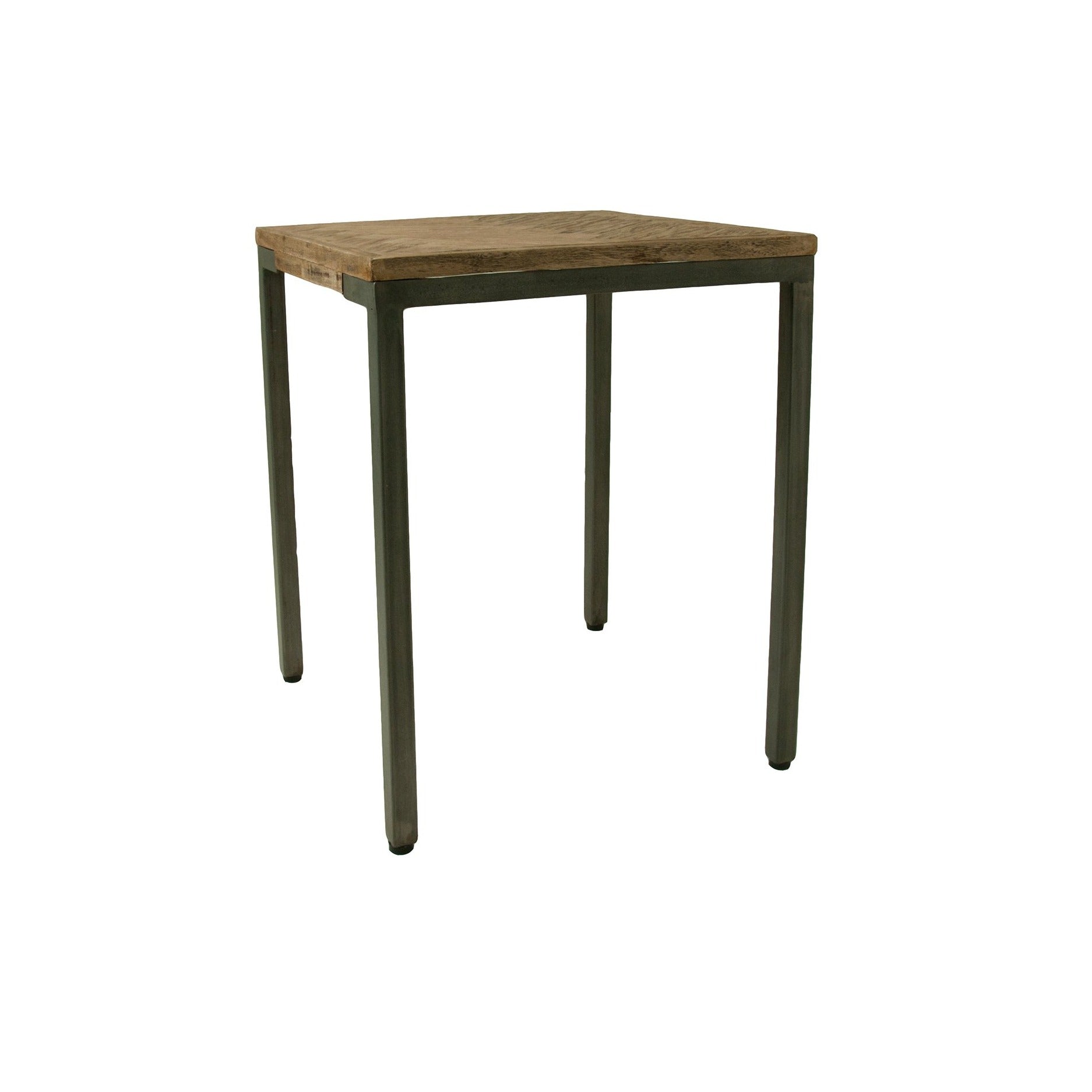 Overton Mango Wood Chevron Lamp Table