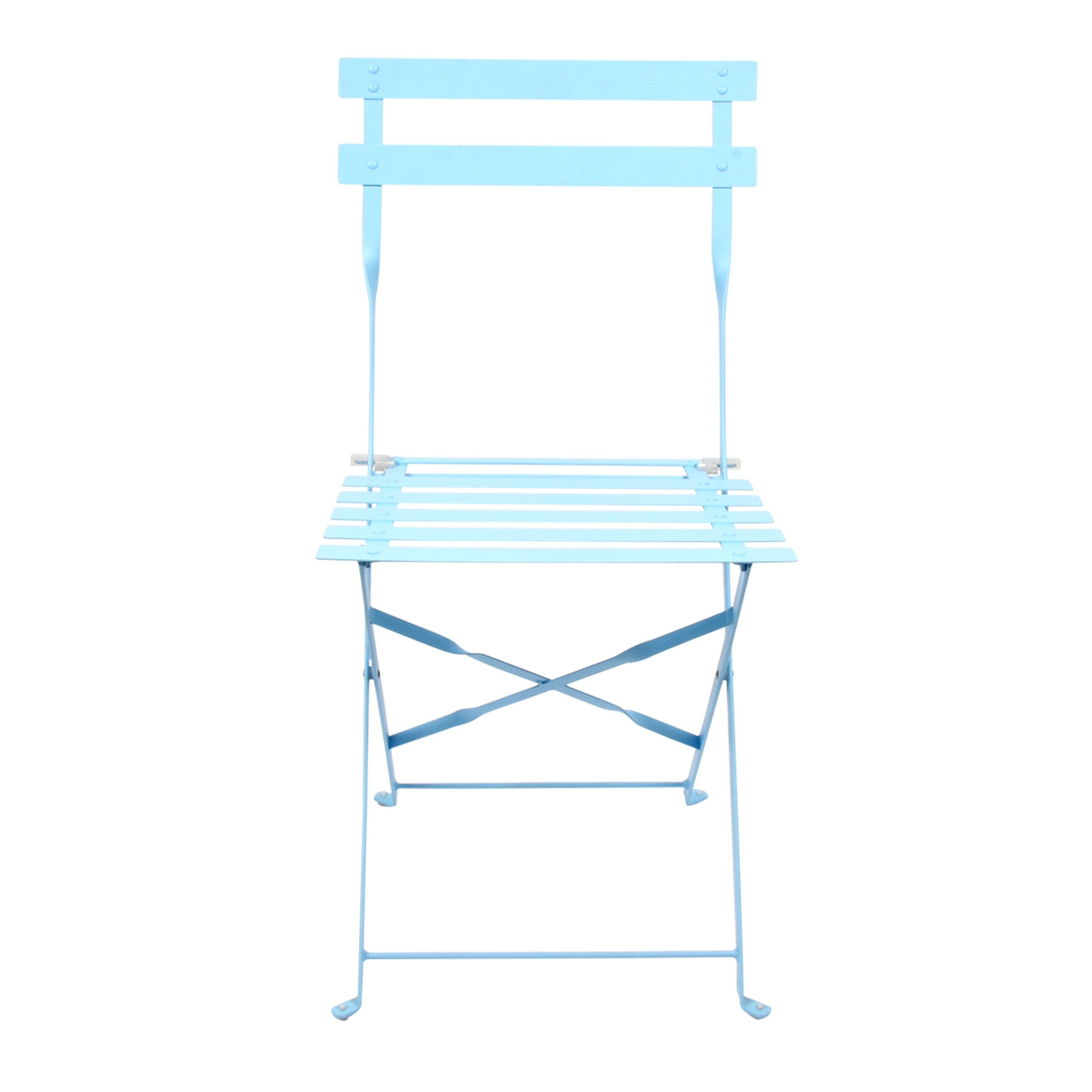 Powder Blue Garden Bistro Table and Chairs Set