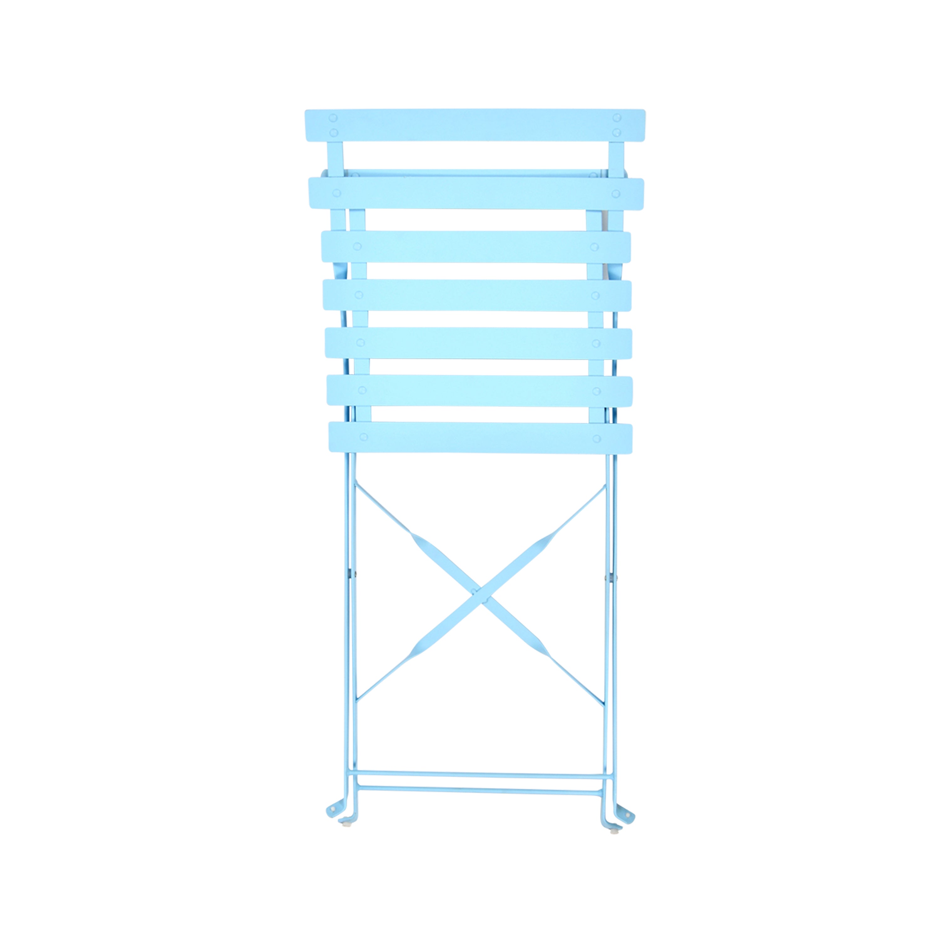 Powder Blue Garden Bistro Table and Chairs Set