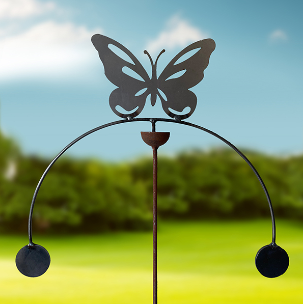 Butterfly Double Ball Wind Spinner/Rocker