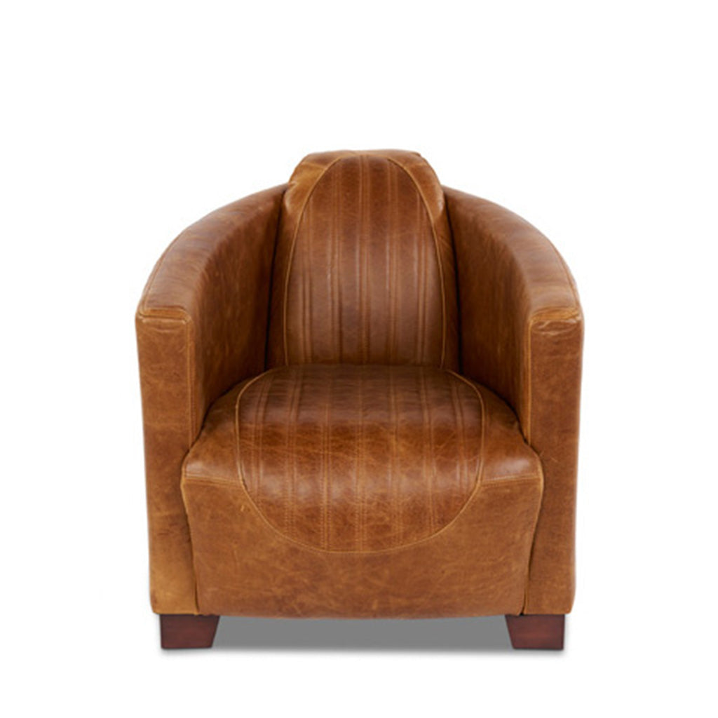 Sovereign Low Chair Brown Cerato Leather