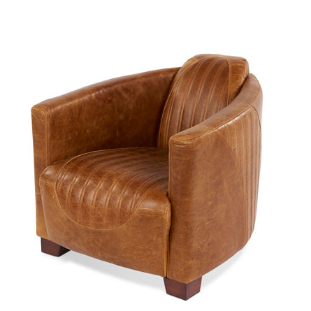 Sovereign Low Chair Brown Cerato Leather