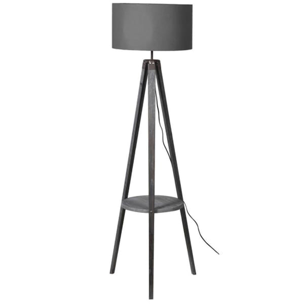 Tall grey floor lamp clearance