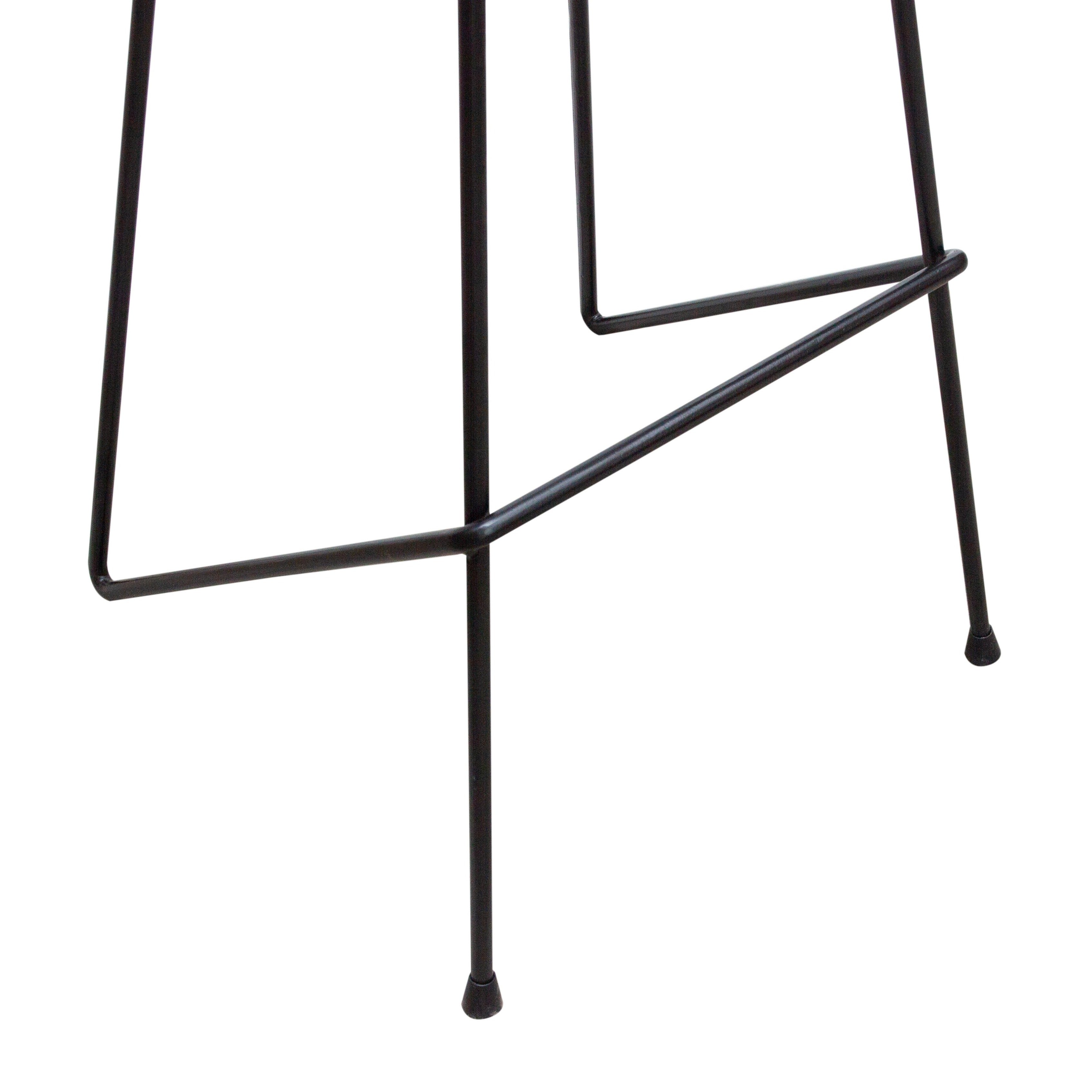 Teak Set of Two Kitchen Bar Stools