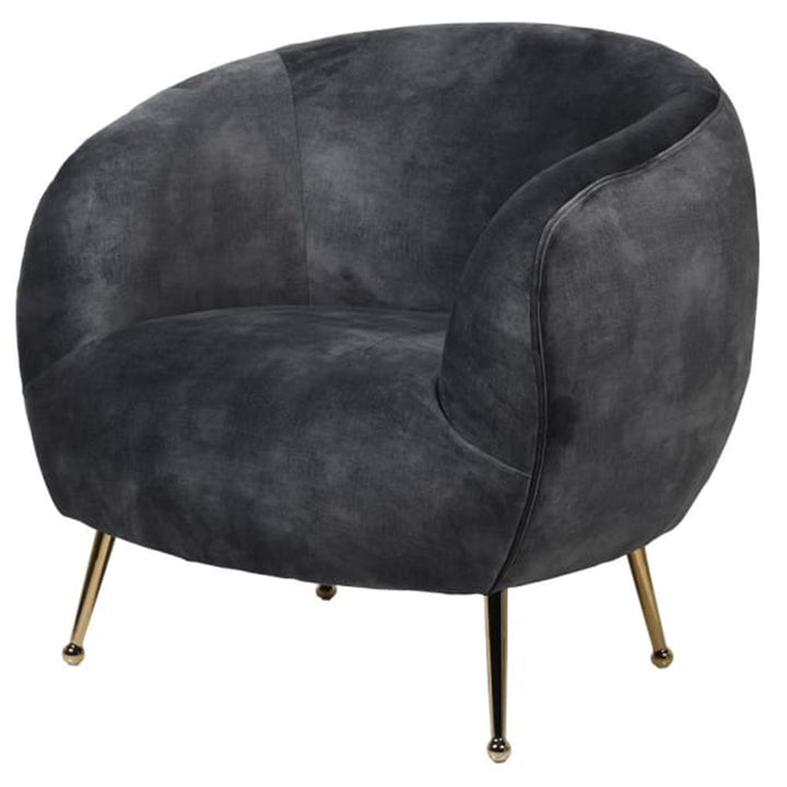 Vea Grey Curved Chair