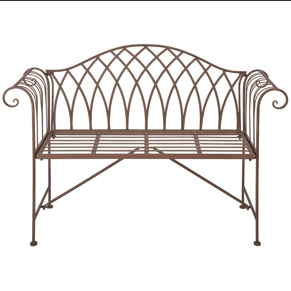 Vintage Rectory Metal Garden Bench