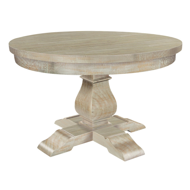 Ashwell Reclaimed Pine Round Pedestal Dining Table