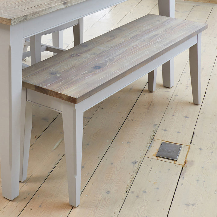 Ridley Grey Dining Bench Small - The Orchard Home and Gifts