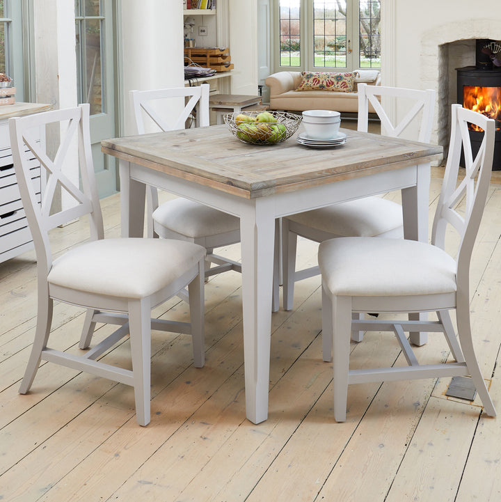 Ridley Grey Dining Chair Set of Two - The Orchard Home and Gifts